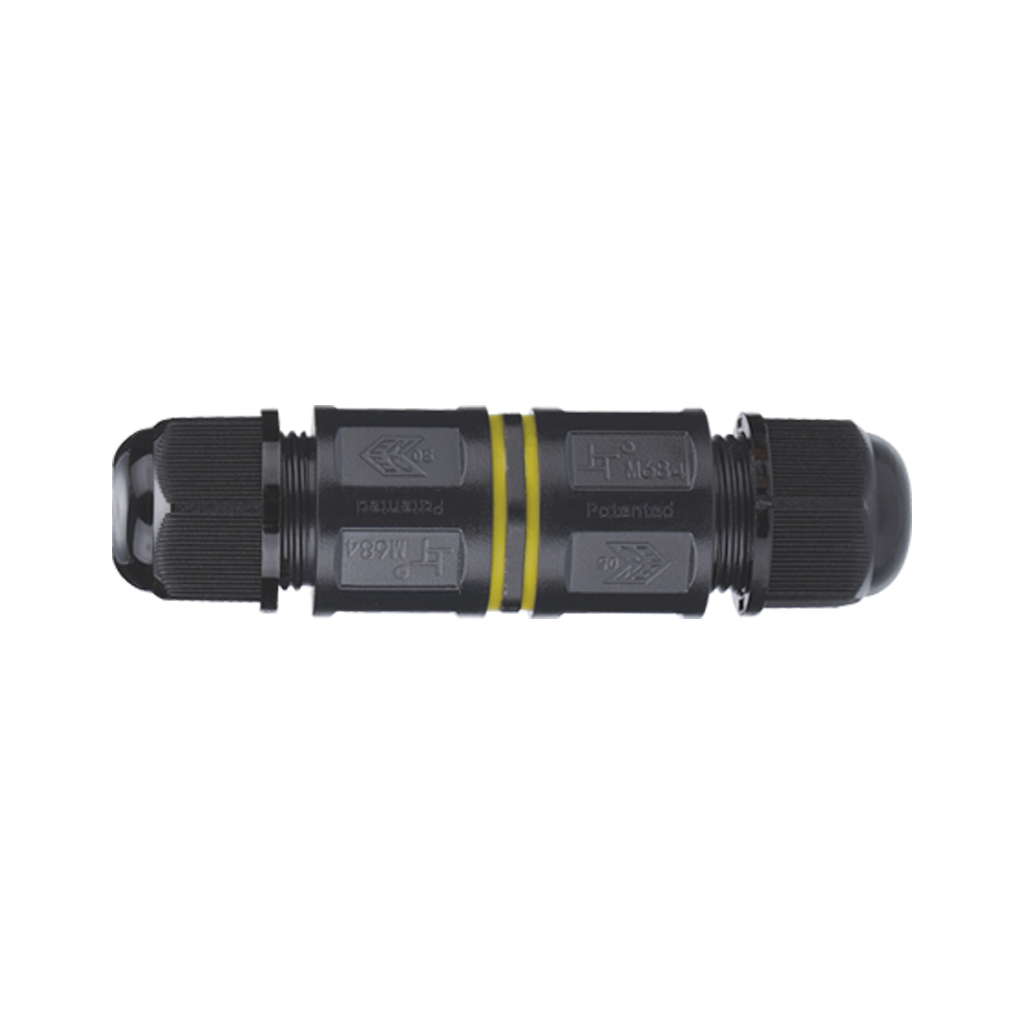 Στεγανός Σύνδεσμος Ευθεία 3x0.5-2.5mm2 IP68 24A M20 Πιστοποίηση ENEC