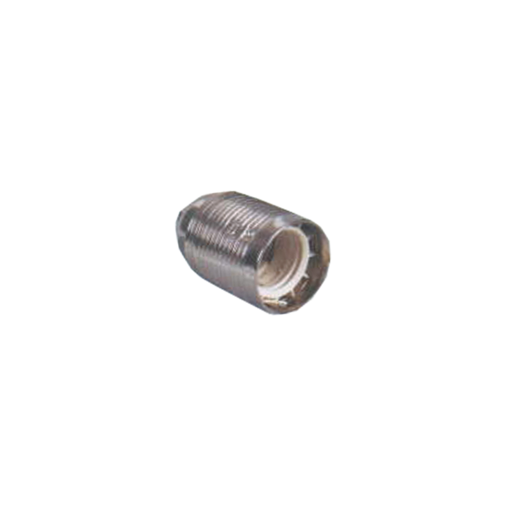 METAL LAMPHOLDER E27 WITH TURNS FOR RINGS NICKEL
