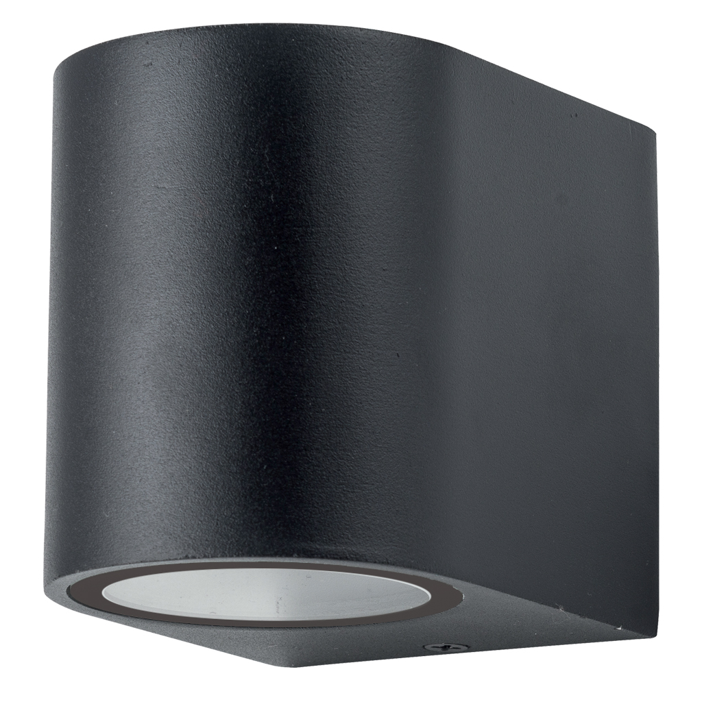 Επίτοιχο Φωτιστικό Hip GU10 IP44 Ανθρακί Max35W h8w6.8d9.2cm