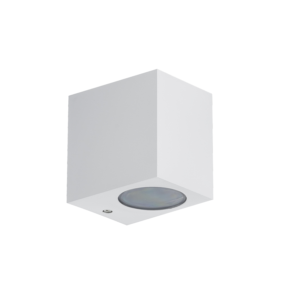 Επίτοιχο Φωτιστικό Matrix Λευκό IP44 GU10 7W h9w7d9.2cm Seaside Class ABS,PC