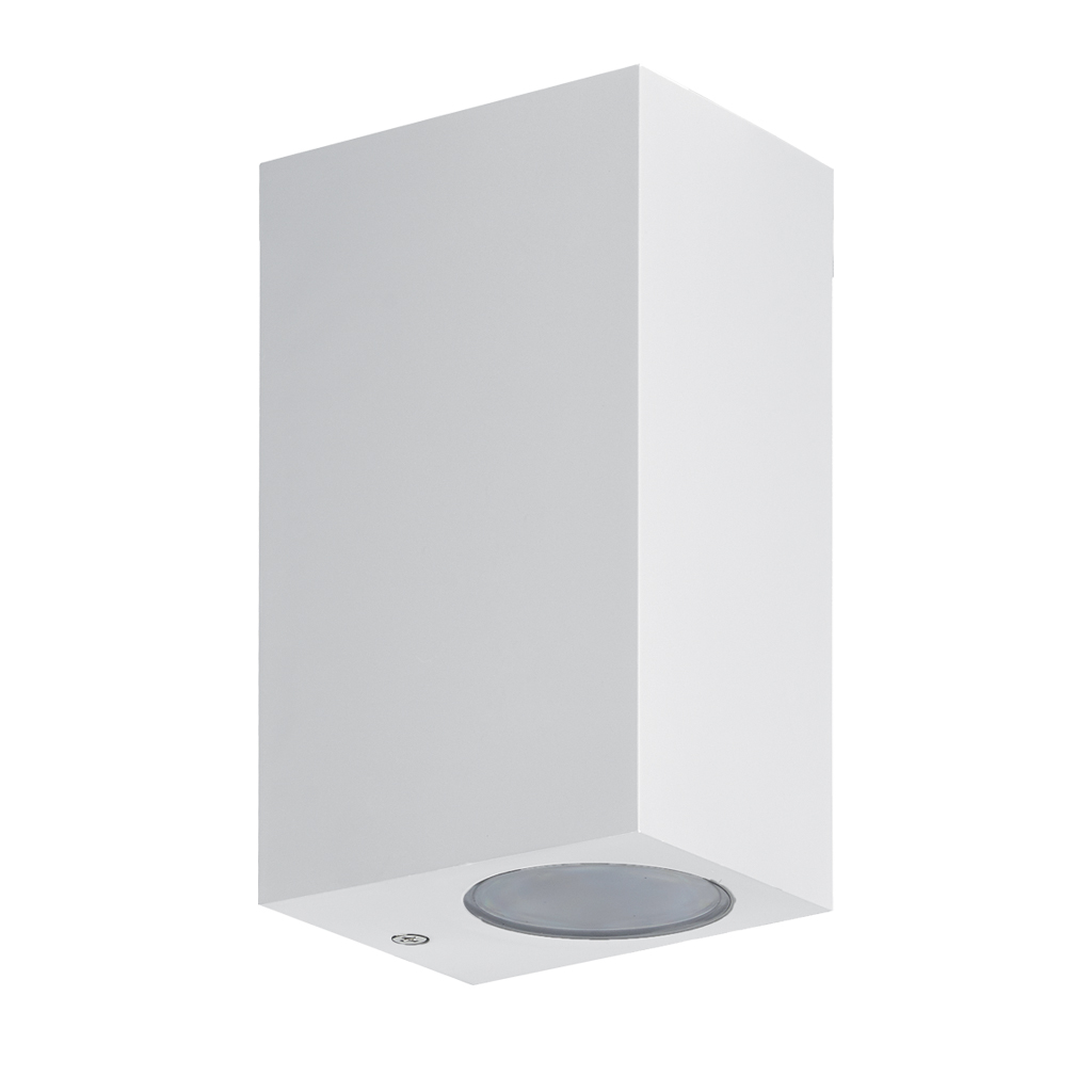 Επίτοιχο Φωτιστικό Matrix Λευκό IP44 2xGU10 2x7W h16w7d9.2cm Seaside Class ABS,PC