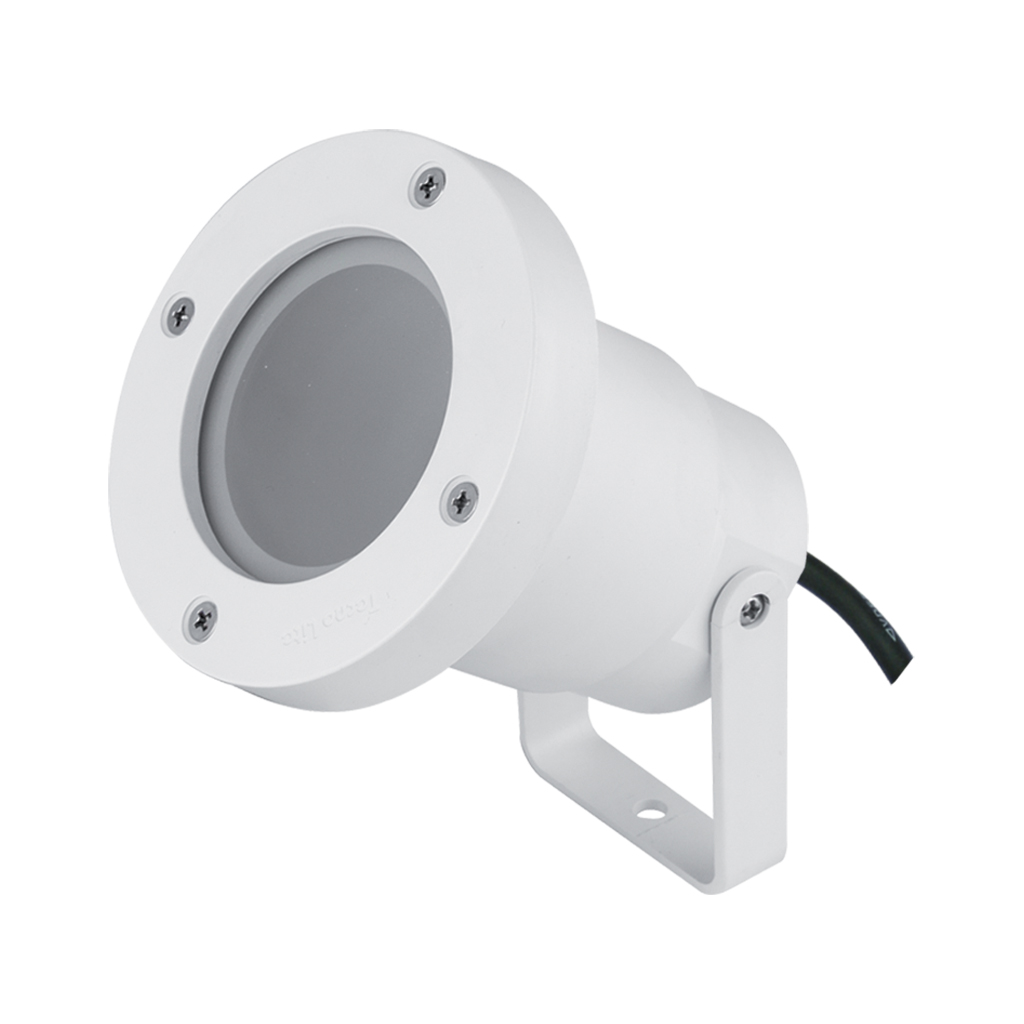 Κινητός Προβολέας Flash Λευκό IP65 GU10  MAX 7W  Seaside Class-ABS/PC/GLA 30cm 2*0.75mm2 καλώδιο