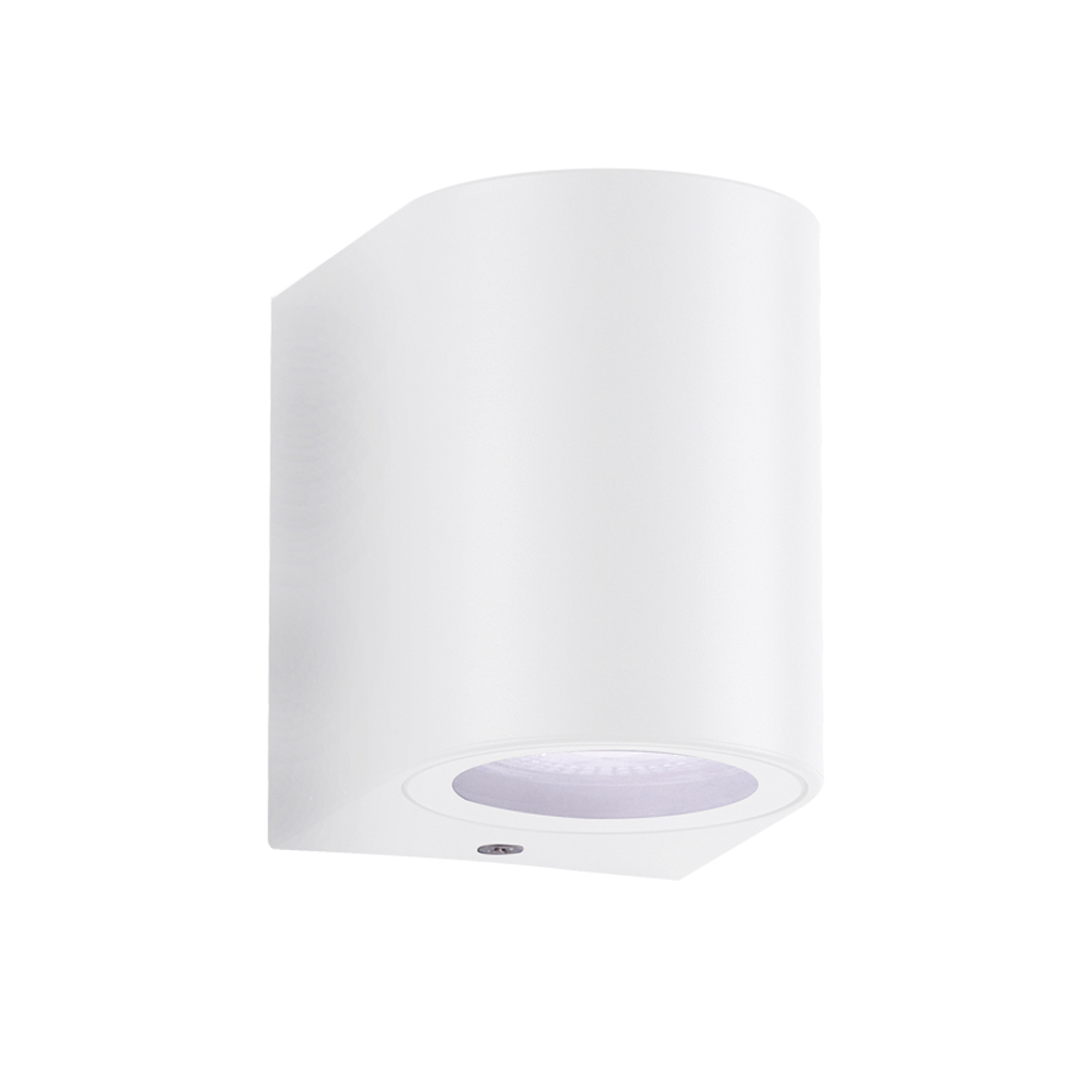 Επίτοιχο φωτιστικό Curba Λευκό IP44 GU10 max 7W ABS+PC seaside class h9x7cm