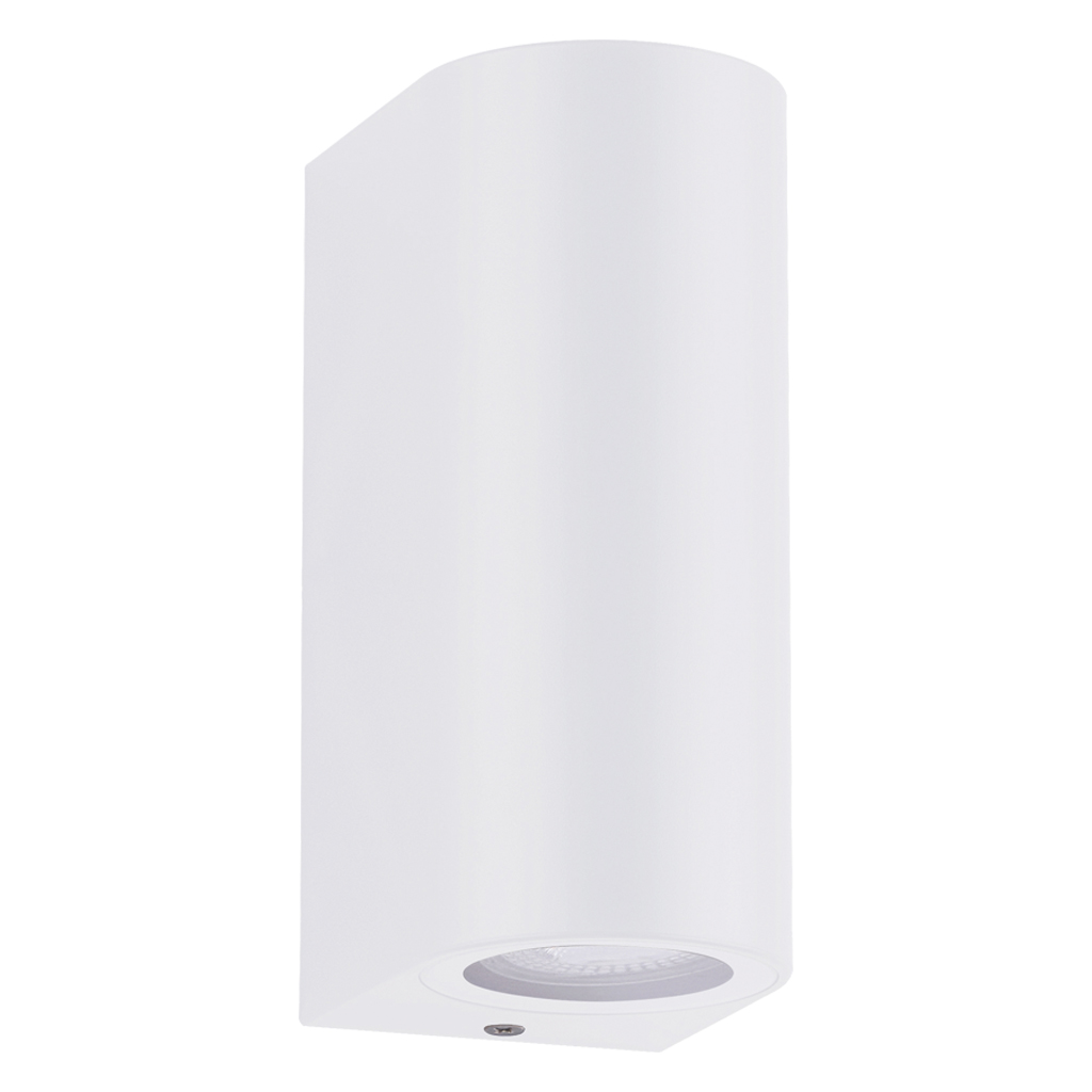Επίτοιχο φωτιστικό Curba Λευκό IP44 GU10 max2Χ7W ABS+PC seaside class h16x7cm