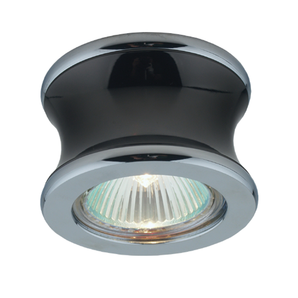Recessed Downlight NC1163 BK Chrome/Black GU10 50W 220V  h2d7.2cm Cutout 6cm