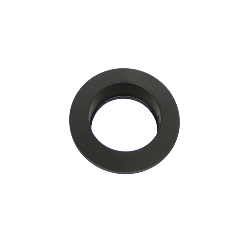 Χωνευτό Σταθερό Φωτιστικό Rol 1 Μαύρο Ματ  GU10  h2.2d8cm Κοπή 5.8cm