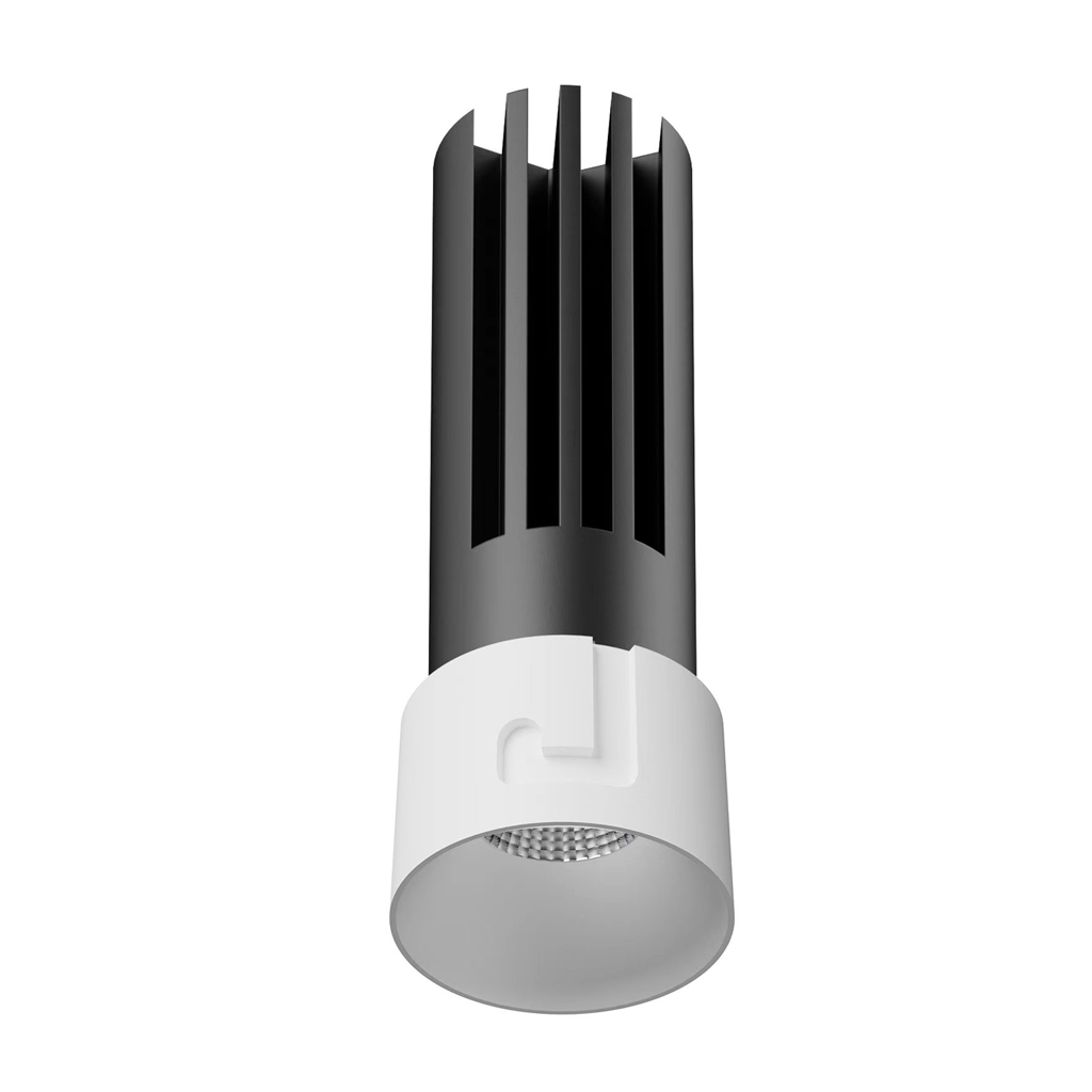 Χωνευτό Φωτιστικό Tera Λευκό 6W 3000K 24° CRI>90 150mA 30V  d2.6*h8cm 5έτη εγγύηση (Sandy)