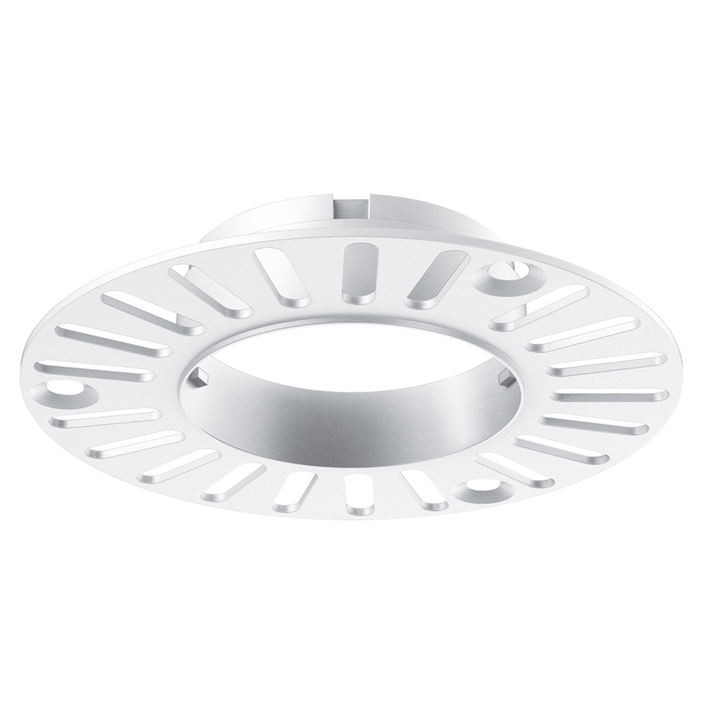 Trimless Μονό Πλαίσιο Tera Λευκό d7h1.5cm (για10W Φωτιστικό)