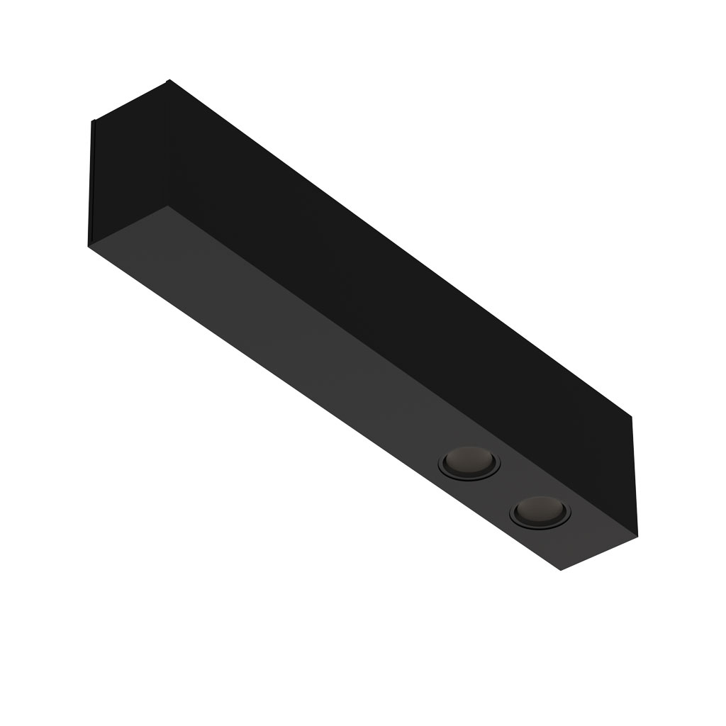 Φωτιστικό Οροφής Blend 3 Μαύρο Led 10W 2700K CRI>90 36° l22w3h4.5cm 230V 5έτηΕγγύηση Bridgelux Chip
