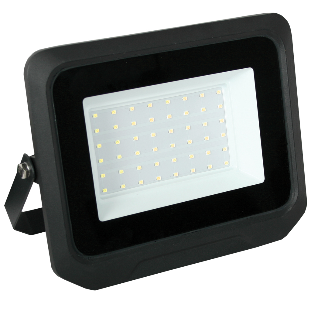 LED FLOODLIGHT  BRAND 50W BLUE IP65 BLACK