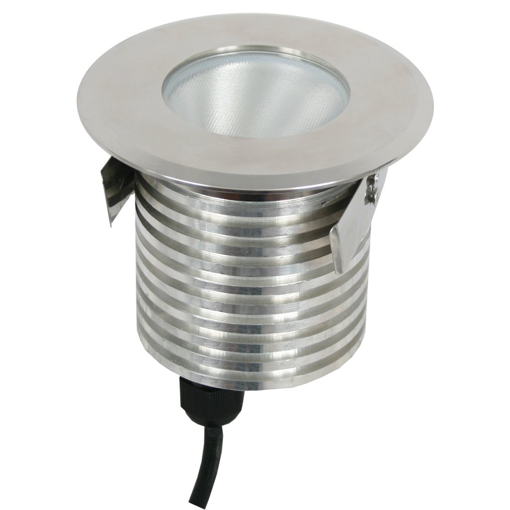Χωνευτό Φωτιστικό Slide Inox 12W 24VDC Asymetric 3000K IP67 ST304 Με Πλαστικό Κουτί&1.5M 2x0.75mm2