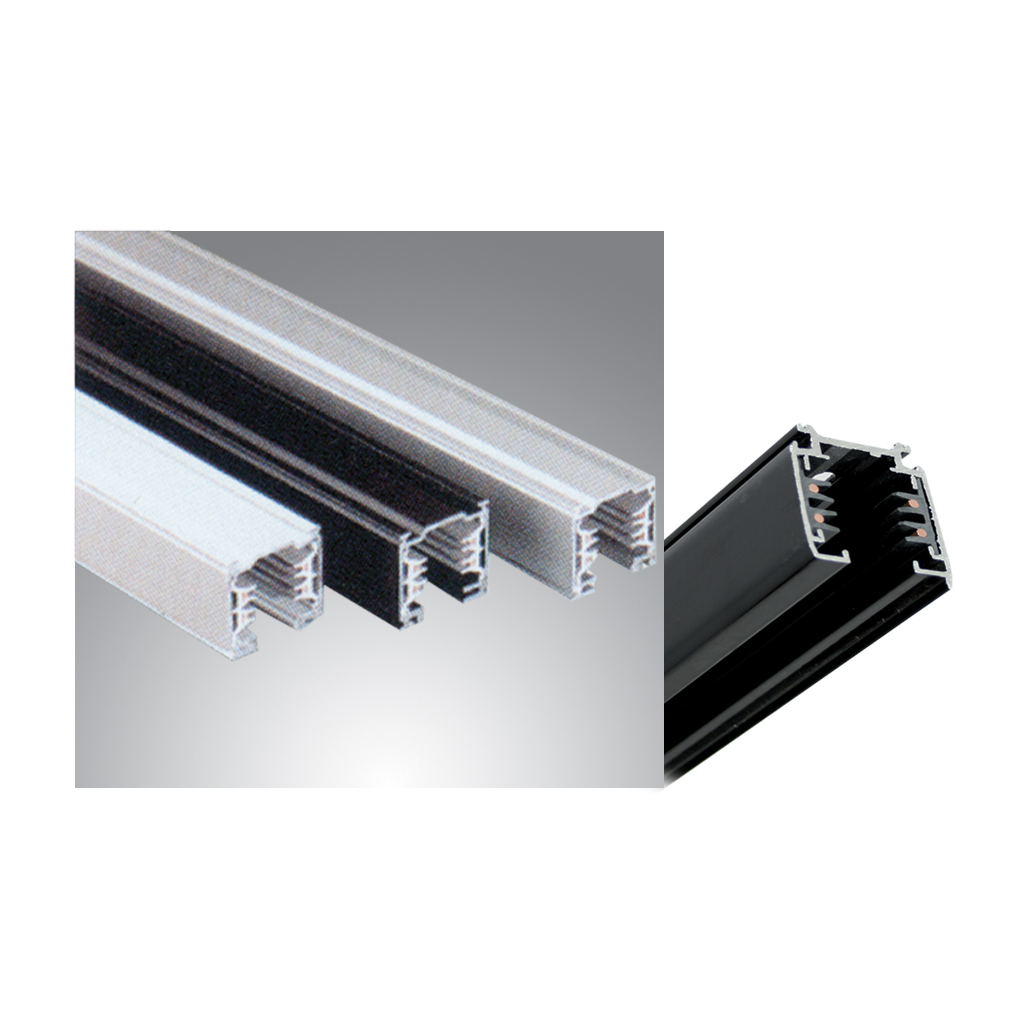 Ράγα Τριφασική 2m Ασημί 16A(3x3500VA)