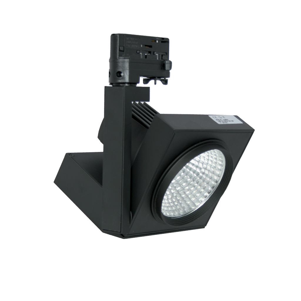 Φωτιστικό Axis Μάυρο 20-30W 3000-4000K,15-24°-45°, 5 Έτη Εγγύηση, Luminus chip@