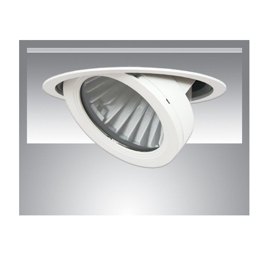 Χωνευτό σποτ Zoom Led 2000/3000lm Λευκό@