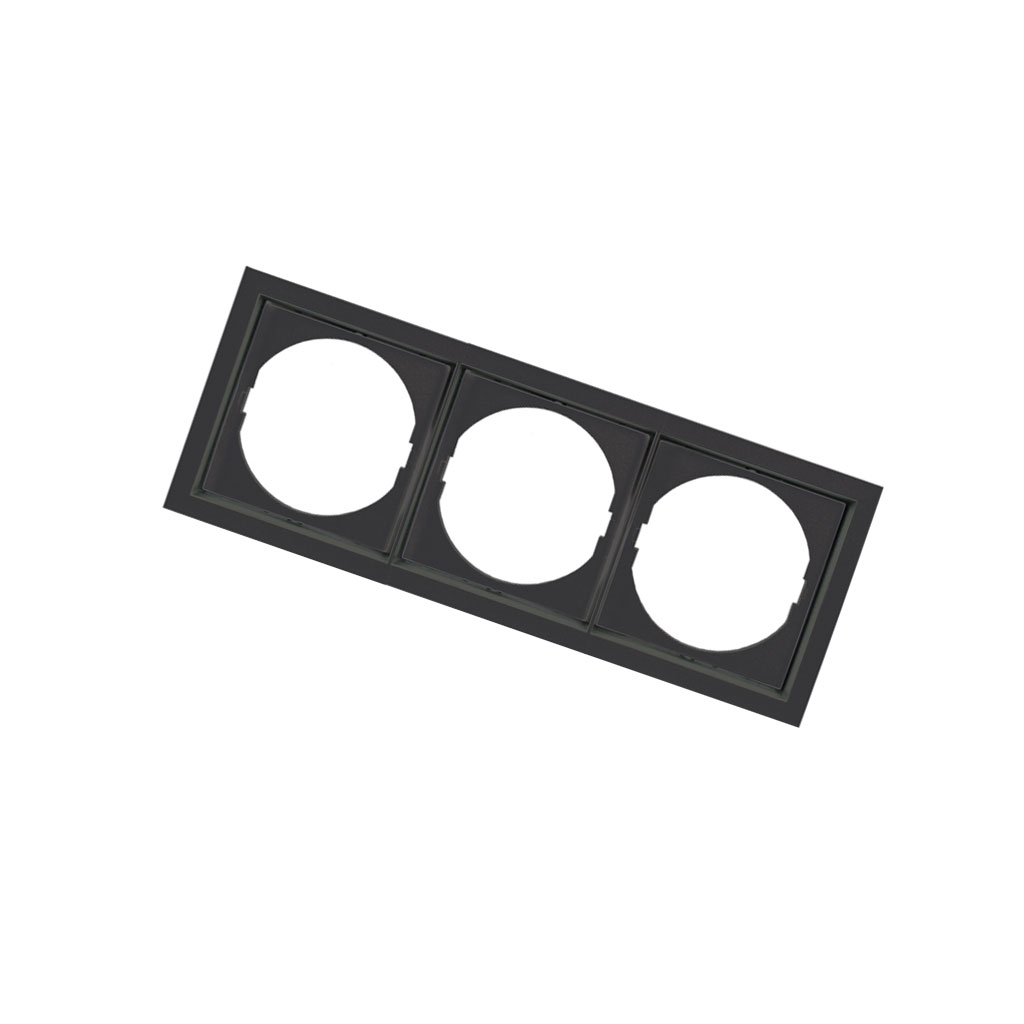 Recessed Triple Mounting Panel Trim or Trimless For Radar