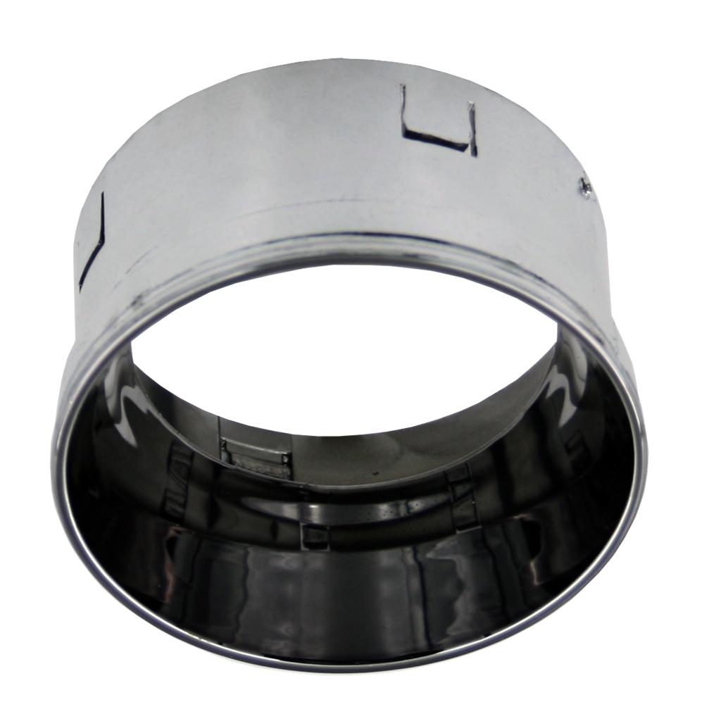 Δακτύλιος Μαύρος (Chrome) για Φωτιστικό Οροφής Mito Gu10 d5.8h3cm Πλαστικό