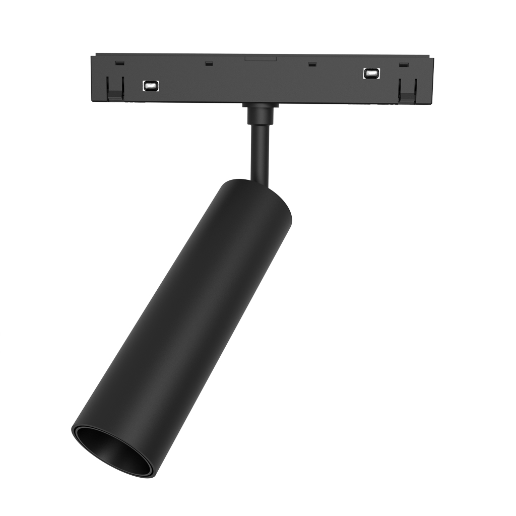Κινητό Φωτιστικό Flexa 6 Μαύρο 7W 3000K 24° CRI>90(2 Groups) h11*d3.1 cm Bridgelux Chip,48V,3 έτη εγ