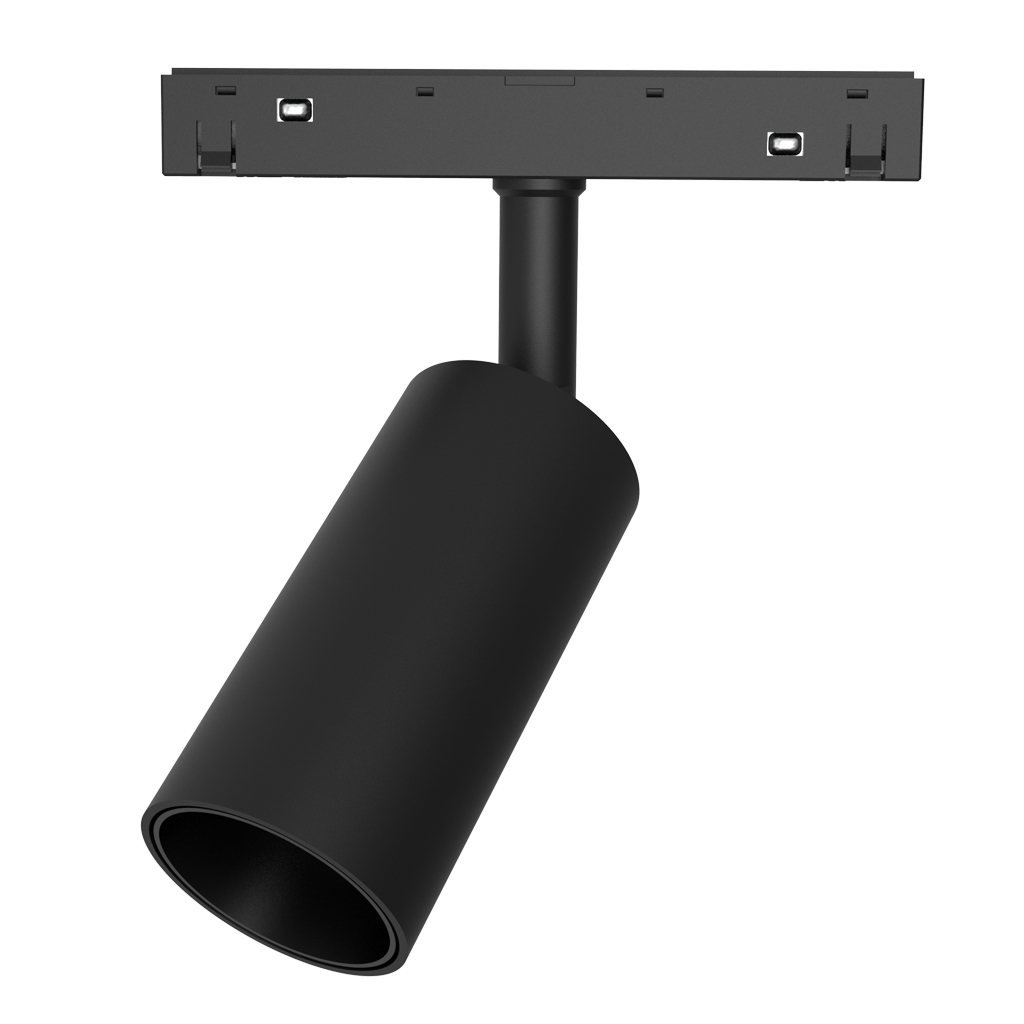 Κινητό Φωτιστικό Flexa 7 Μαύρο12W Dali2 3000K 24° CRI>90 h9*d4.5 cm Bridgelux Chip,48V,3 έτη εγγύηση