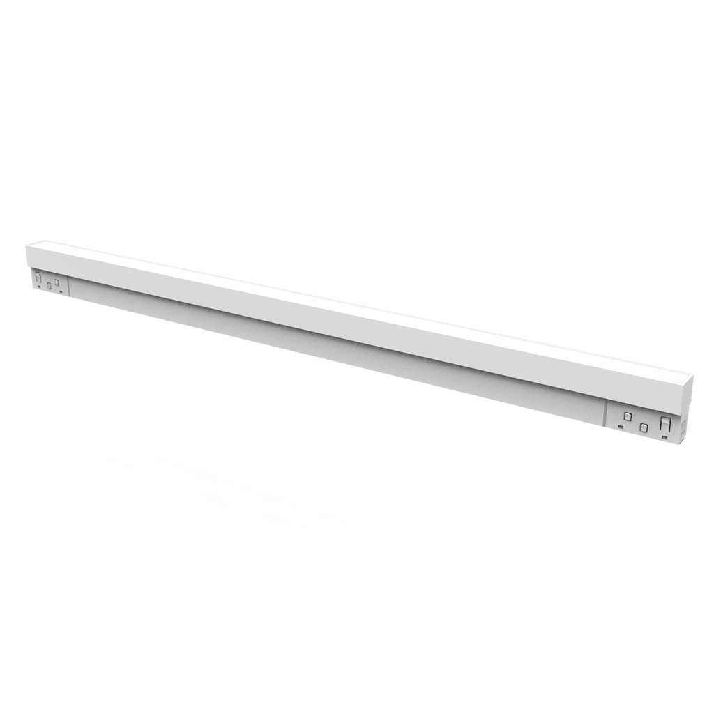 Γραμμικό Φωτιστικό Flexa 1 Λευκό 20W CCT3 3000K-4000K-5000K 120° CRI>90 (2 Groups) l60d2.2h2.5cm,48V