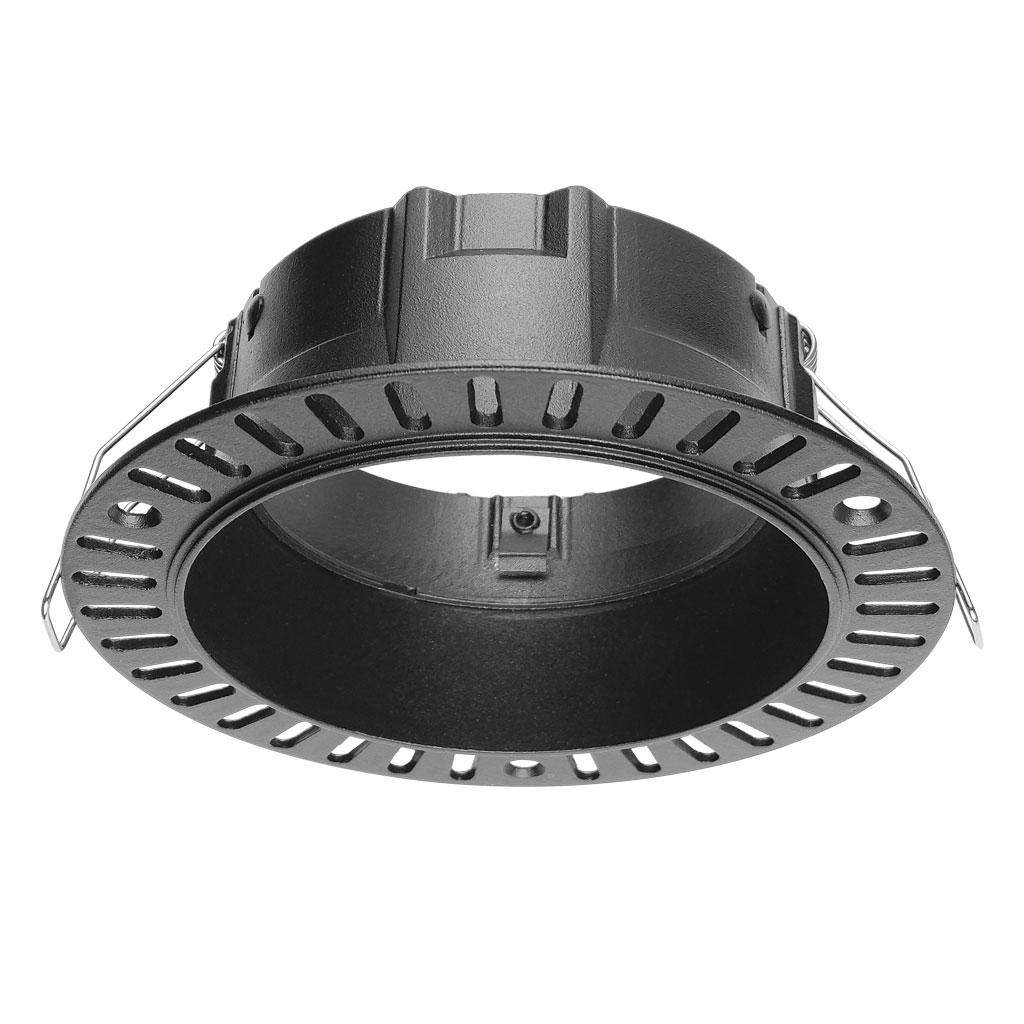 Trimless Πλαίσιο Selbi Μαύρο (Sandy) d13h4.7cm Κοπή 9.5cm