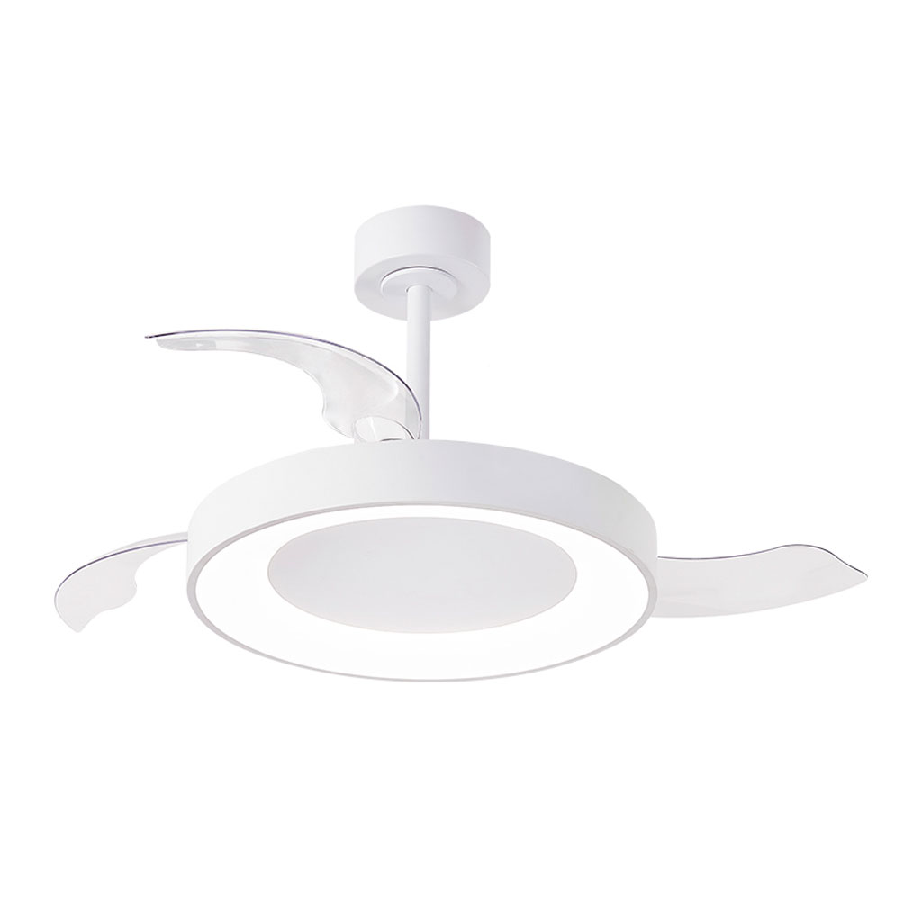 Ανεμιστήρας Οροφής Niseko Με Φωτισμό Led 50W (Motor 30W) Λευκό,2700-4000-5000K,d106h42cm(9010)