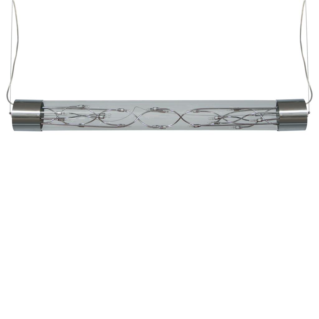 Κρεμαστό Φωτιστικό TUBE 20xG4  (l.88-w.8-h.150cm) Νίκελ