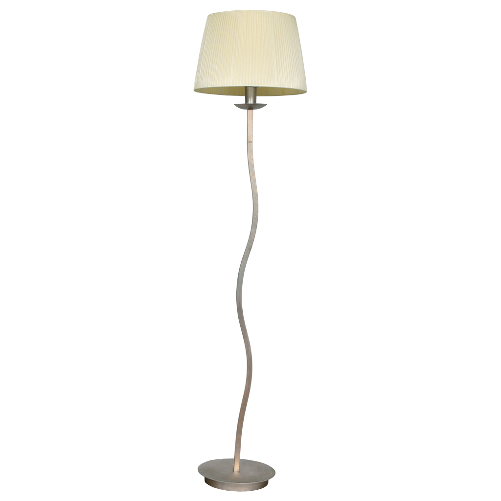 Φωτιστικό Δαπέδου SHADE 1xE27 με Καπέλο Εκρού (d40-h.164cm)