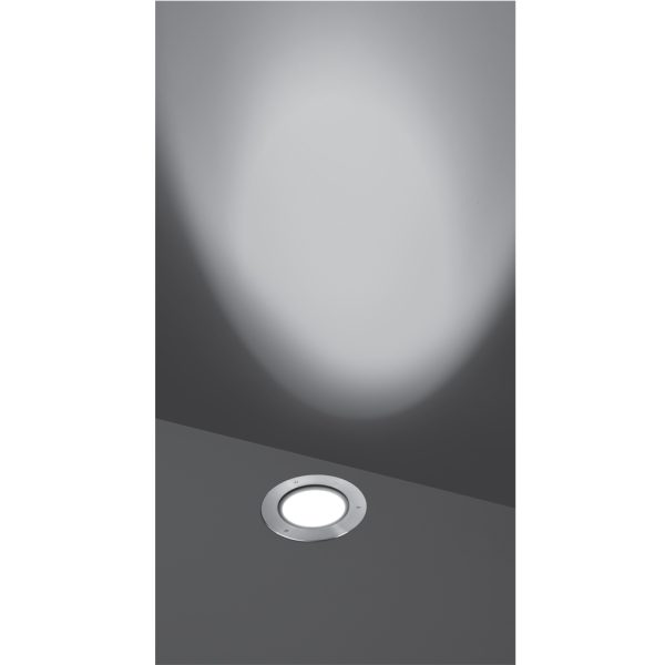 Χωνευτό Φωτιστικό Εδάφους Hydrofloor Medium Cob Led Black 19W 40° 4000K 230V IP67 Stainless Steel - Image 2