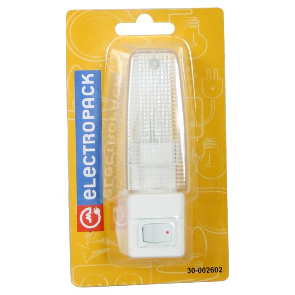 Φωτάκι νυκτός E14 5W με διακόπτη Electropack Blister Συσκευασία Με Κρέμαση - Image 2