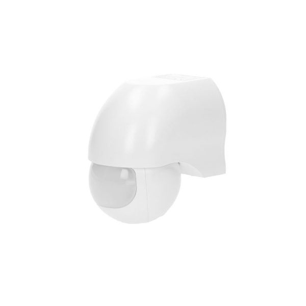 Motion Sensor White Orno 180° IP44 300W Led With Lux&Time Adjustment,Day&Night Operation,Max 12m, 3 Years Warranty - Image 3