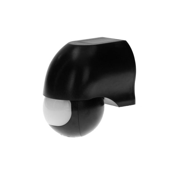 Motion Sensor Black Orno 180° IP44 300W Led With Lux&Time Adjustment,Day&Night Operation,Max 12m, 3 Years Warranty - Image 3