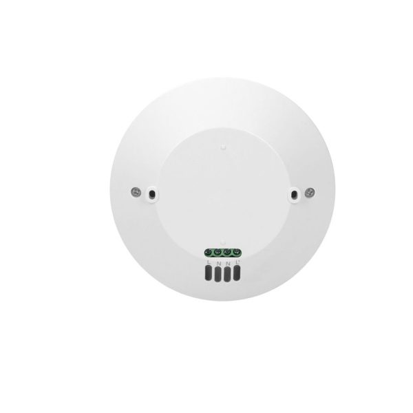 Ανιχνευτής Παρουσίας Οροφής Λευκός Orno 360° IP20 500WLed Με Ρύθμιση Lux&Χρόνου,3-20m,d12h5.1cm - Image 4