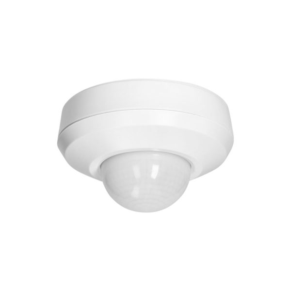 Presence Ceiling Sensor White  Orno 360° IP44 500WLed With Lux&Time Adjustment,6-20m,d11.1h3.81cm - Image 2