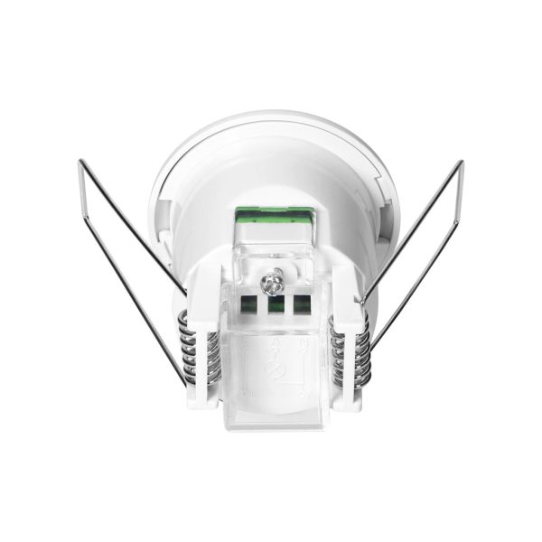 Χωνευτός Ανιχνευτής Παρουσίας Mini Λευκός Orno 360° IP20 200WLed Με Ρύθμιση Lux&Χρόνου,3-6m,d5cm - Image 3