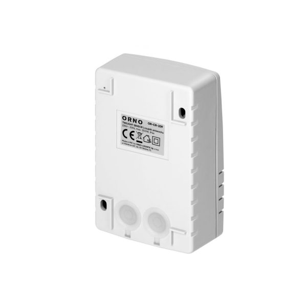 Wall Mounted Twilight Sensor Grey Orno 360° IP44 300W Led With Lux&Time Adjustment,w7d4h10.8cm - Image 4