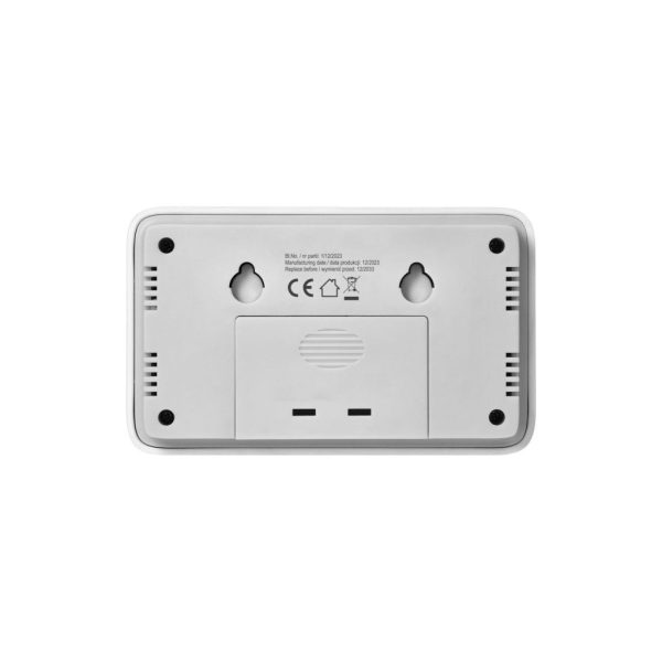 Carbon Monoxide Detector, Battery Operated 2xAA, White,Virone, 85db, w12.6h7.7cm - Image 4