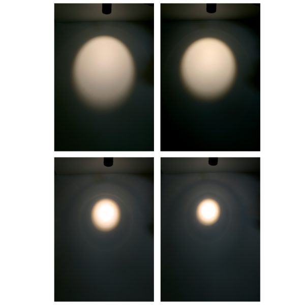 Projector Fabric-3 Led 9W 7-60° 3000Κ Black IP65 h10.8d6.2cm 20cm 3x0.75mm2 Cree Chip - Image 3