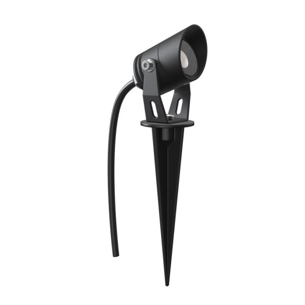 Outdoor Projector Tondo 4W 2700K Black 30° IP67 l6.23d4.76cm 24VDC 2x0.75mm2 0.5m H05RN,Class III,PWM Dim, Lumileds Chip - Image 2