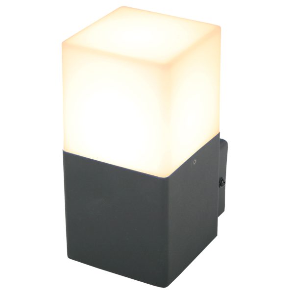 Επίτοιχο φωτιστικό Alfa Ανθρακί E27 IP44 MAX 15W LED@ - Image 2