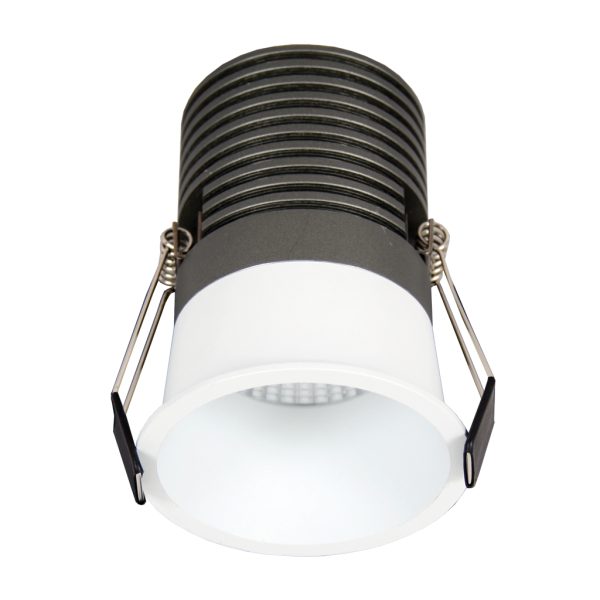 Χωνευτό Σποτ Dart Λευκό Sandy 12W 4000K 24° IP44  CRI>90 200-320mA 34-39V LED Dia75*H100mm@@ - Image 2