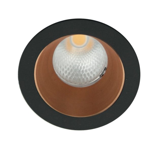 Χωνευτό Φωτιστικό Tera Copper Gold (Electroplated) 6W 3000K 24° CRI>90 150mA 30V  d2.6*h8cm 5έτη εγ - Image 2