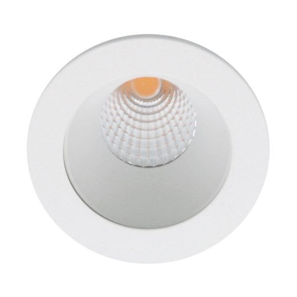Χωνευτό Φωτιστικό Tera Λευκό 10W 3000K 36° CRI>90 250mA 36V  d3*h9cm Bridgelux Chip 5έτη εγγύηση - Image 2