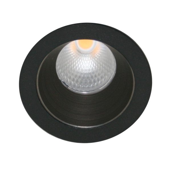 Χωνευτό Tera Gun Metal (Electroplated) 10W 3000K 36° CRI>90 250mA 36V  d3*h9cm Bridgelux 5έτη εγγύησ - Image 2
