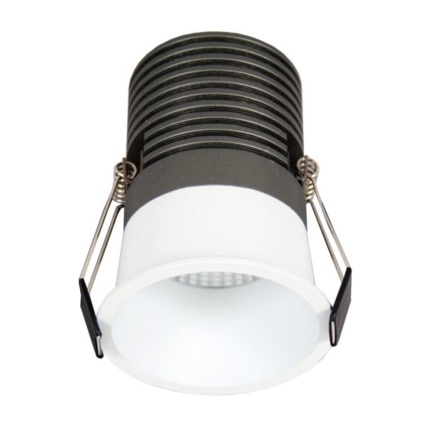 Χωνευτό Φωτιστικό Dart Λευκό Sandy 15W 3CCT 3000-4000-5000K 36° IP44  CRI>90 200-320mA Dia75*H100mm - Image 3