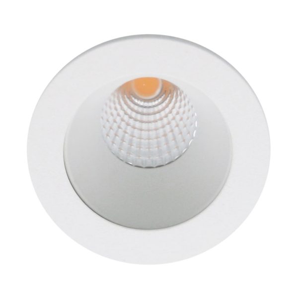 Χωνευτό Φωτιστικό Tera Λευκό 6W 2700K 24° CRI>90 150mA 30V  d2.6*h8cm 5έτη εγγύηση (Sandy) - Image 2