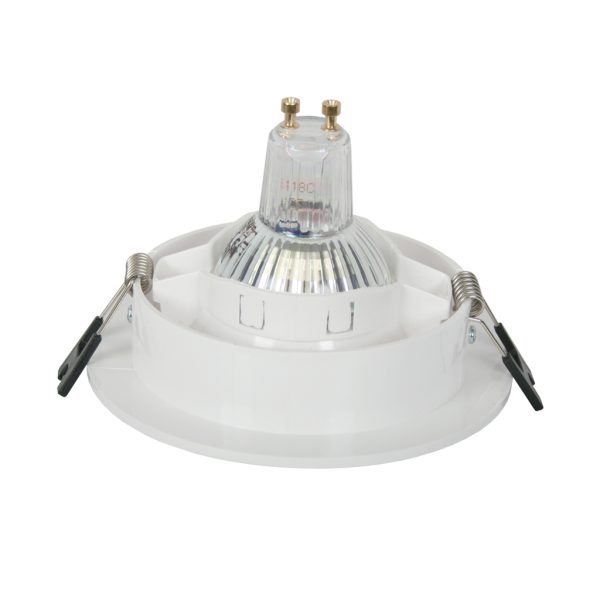 RECESSED ROTATABLE DOWNLIGHT TANGO GU10 WHITE PC D113Χ34mm SEASIDE CLASS - Image 2