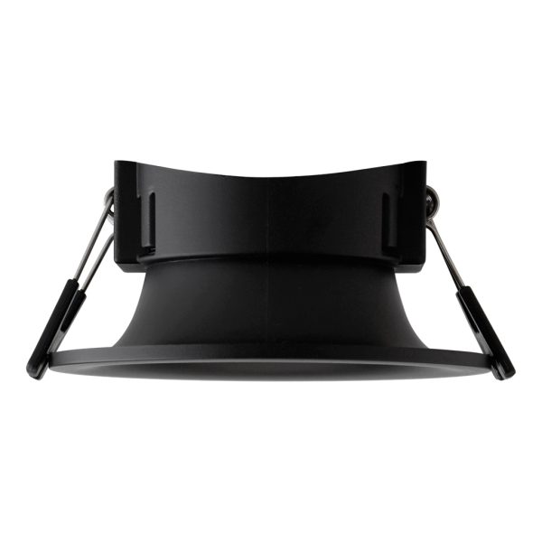 Χωνευτό Φωτιστικό Ira GU10 Μαύρο PC Seaside Class Max10W d86h42mm Kοπή 70mm - Image 2