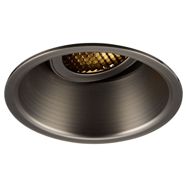 Χωνευτό Κινητό Φωτιστικό Mesh Gun Metal (Electroplated) Gu10 Max 50W d9.2h6.95cm Κοπή 8.3cm - Image 2