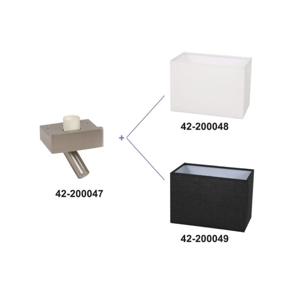 Φωτιστικό Tia  E27+ LED 3W 3000K 30° Nickel Mat - Image 2