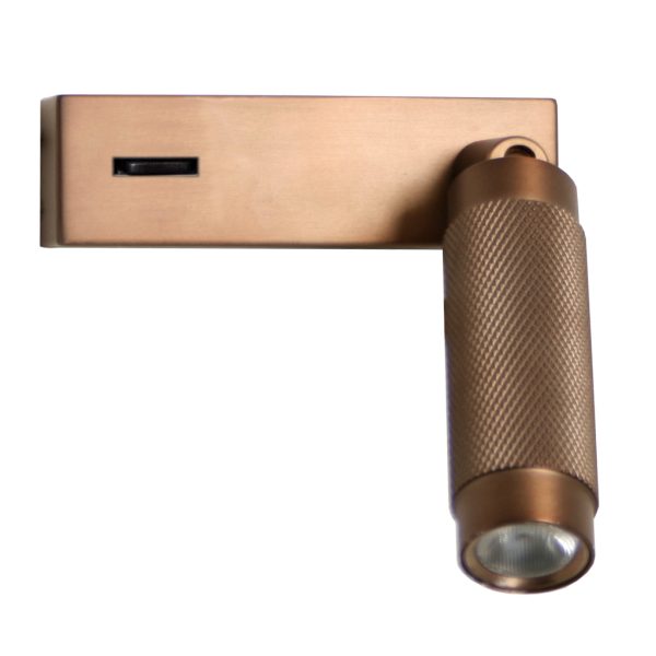Wall Light Rento 3W 3000K 30° Cooper Bronze CRI90 With Switch h11w3.2d3cm 230V - Image 2
